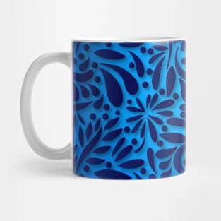 Blue Pattern Mug